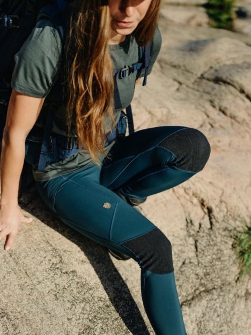 Fjallraven Abisko Trekking Tights - Teal